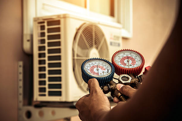 Professional Air Conditioning Service technician working in Natalbany, LA
